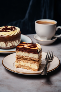 可可巧克力蛋糕水果蛋糕下午茶美食甜点摄影图 可可巧克力蛋糕水果蛋糕下午茶美食甜点摄影图