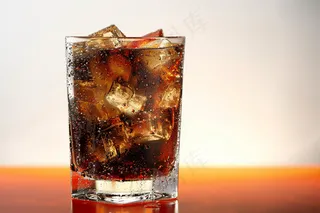 可乐汽水冰饮摄影图