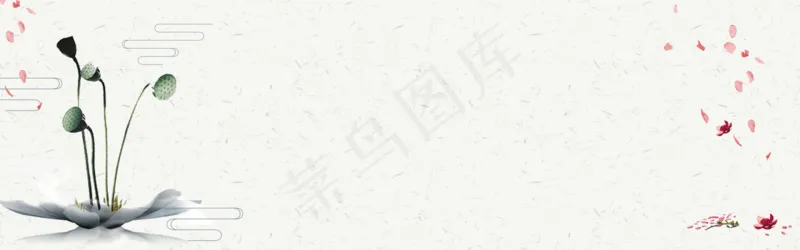 中式水墨PSD分层古风banner模板36psd模版下载