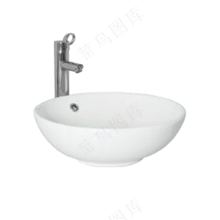 免扣白色洗手台