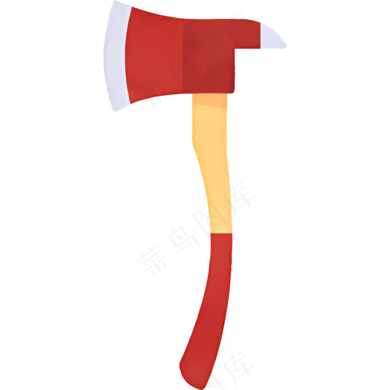 免抠卡通消防斧头