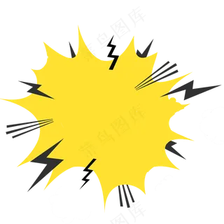 卡通聊天对话方框气泡可爱边框PNG透明免抠装饰图案 PS设计