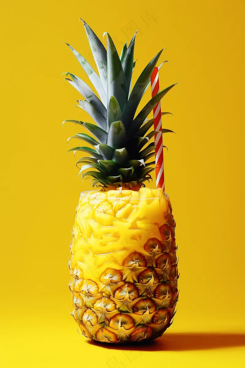 菠萝新鲜水果摄影图(2688x4032)