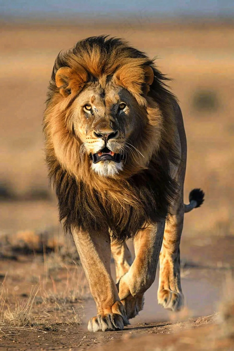 狮子动物非洲草原保护动物摄影图(896x1344)