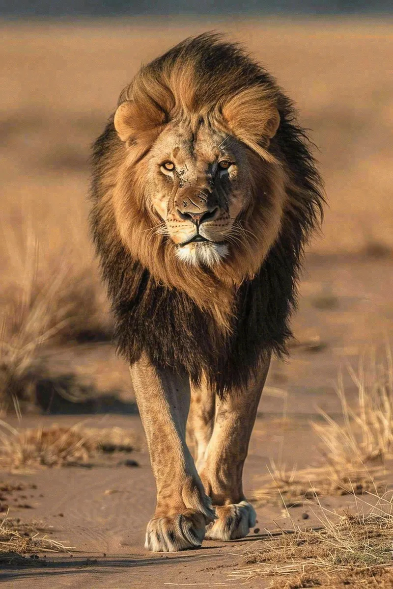 狮子动物非洲草原保护动物摄影图(896x1344)