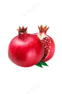 红色石榴 免抠