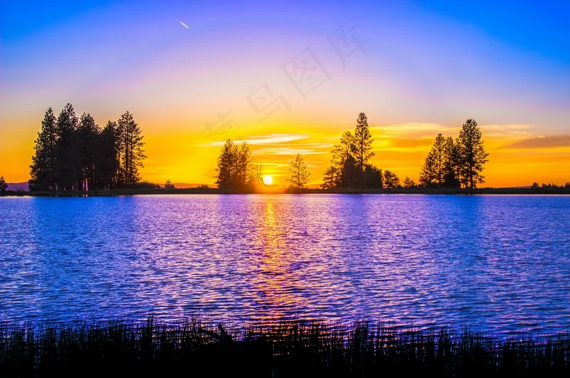 夕阳晚霞图片