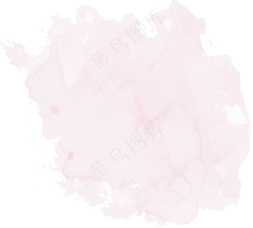 中国新年传统水墨晕染彩色免扣图片素材2