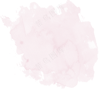 中国新年传统水墨晕染彩色免扣图片素材2