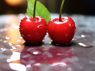 红樱桃车厘子水果新鲜摄影图