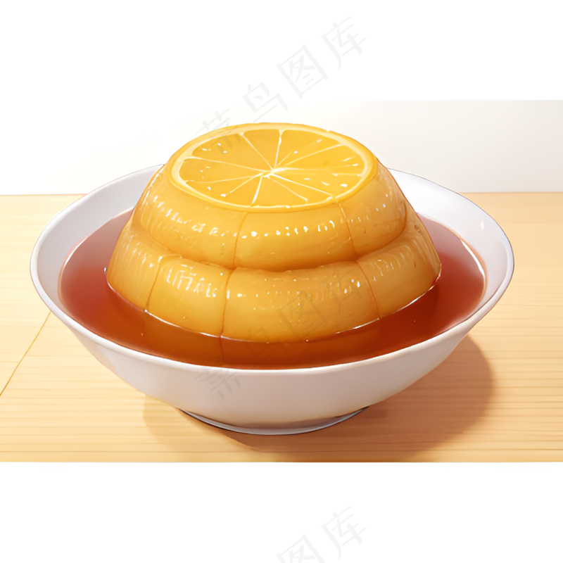 橙色果冻糕点美食西式6