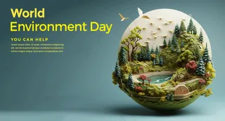 森林国外简约2.5D1海报