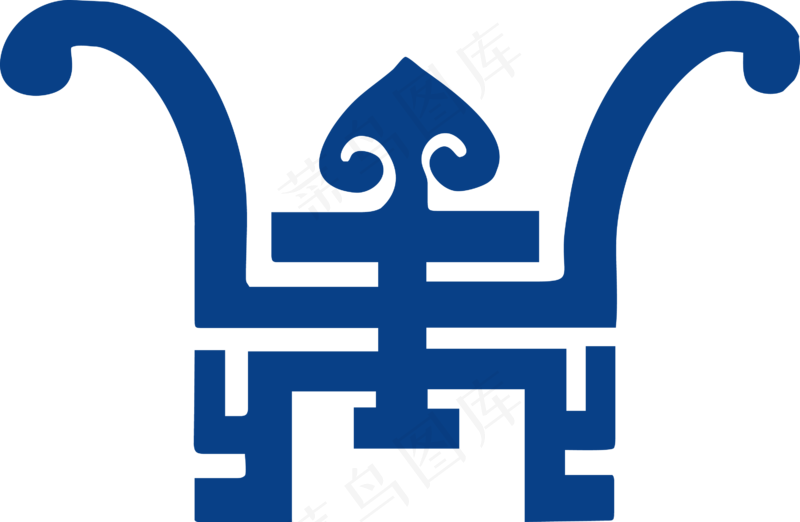 古代青花瓷图案花纹中国风图案祥云纹理传统图腾PNG免扣素材