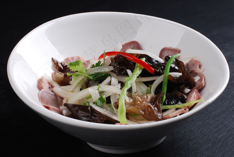LCSC3625洋葱木耳拌猪舌