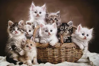 猫咪宠物猫可爱动物摄影图