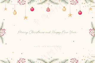 圣诞卡片贺卡节日氛围卡片