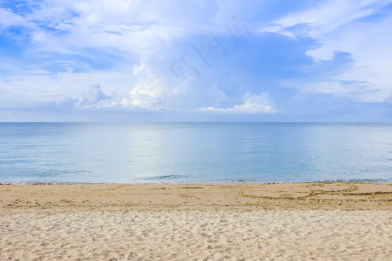 大海沙滩图片