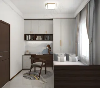 新中式风格榻榻米效果图