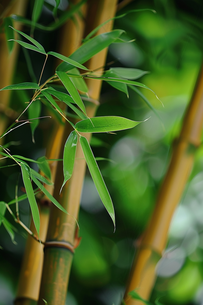 春夏竹林绿色清凉摄影图