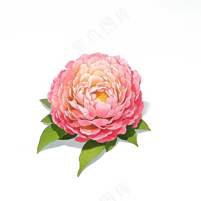 粉色花朵桃花玫瑰免抠素材32