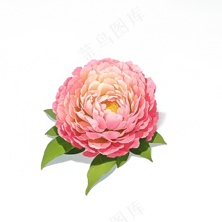 粉色花朵桃花玫瑰免抠素材32