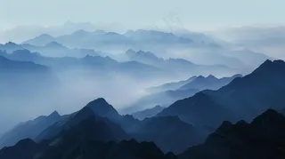 祖国山河山川连绵摄影图