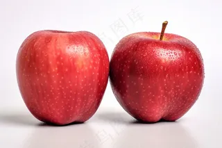 红苹果水果平安夜摄影图