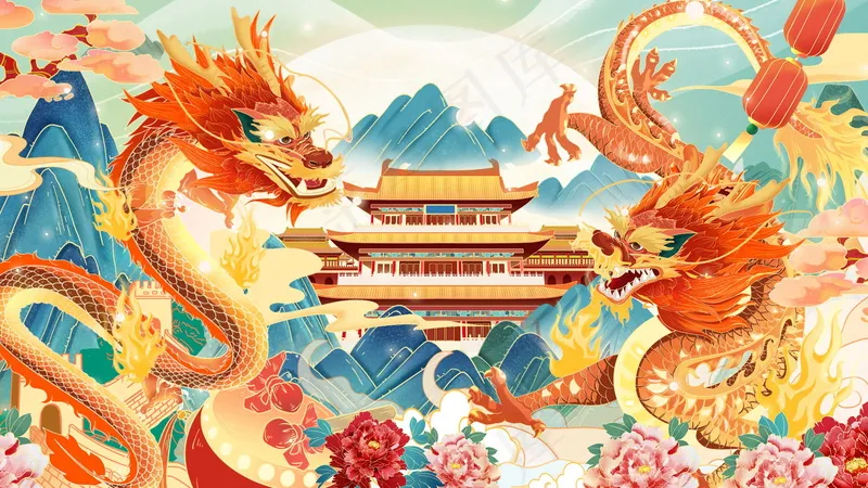 2024新春迎新海报插图--36psd模版下载