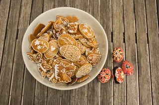 可爱的姜饼食物3