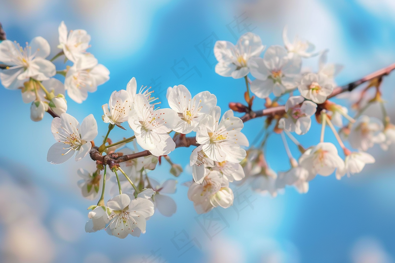 春日樱花花朵摄影图(4032x2688)