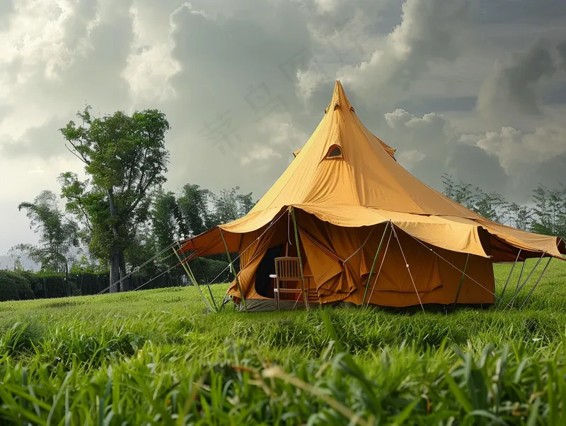 户外露营山顶帐篷云海摄影图(3696x2784)