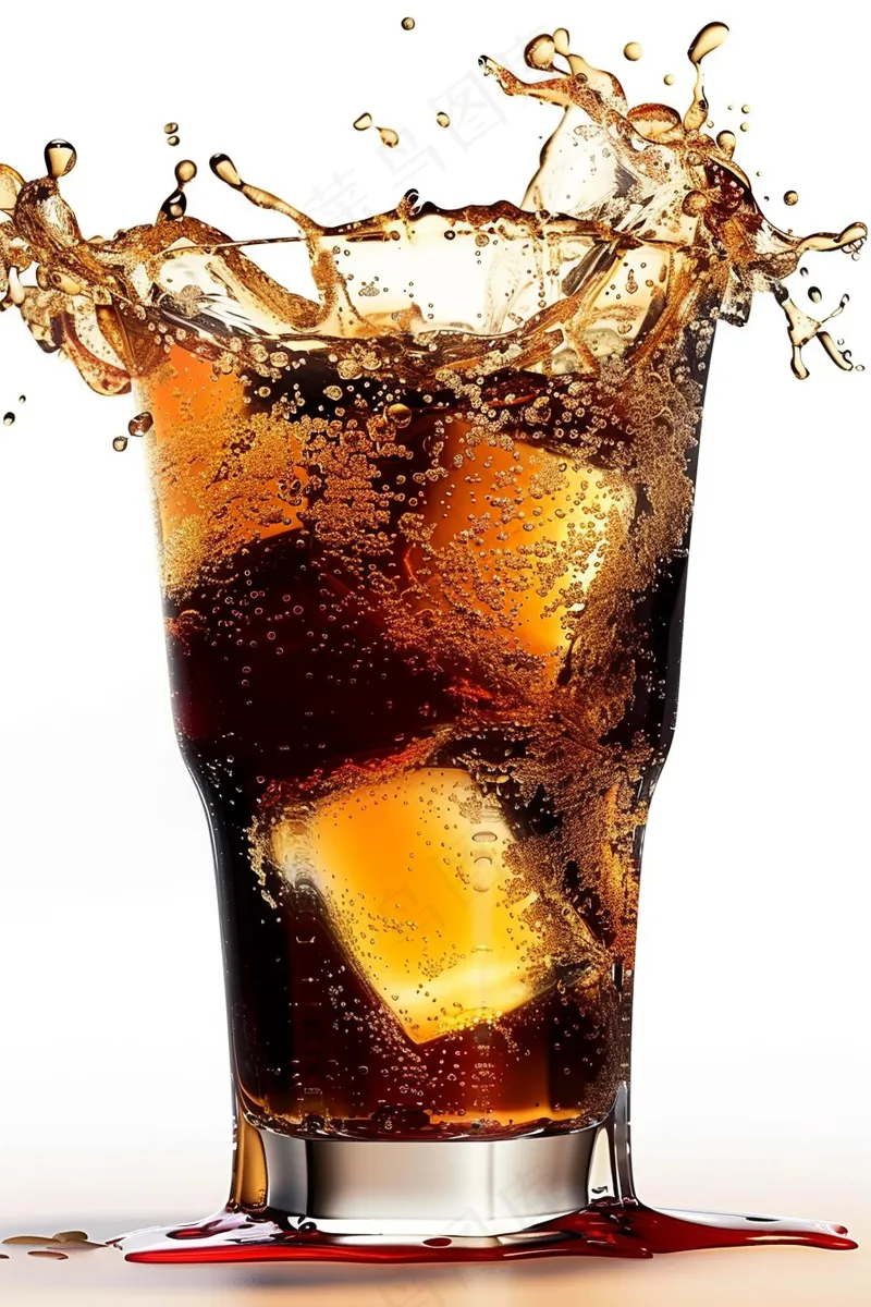 可乐汽水冰饮摄影图(2688x4032)