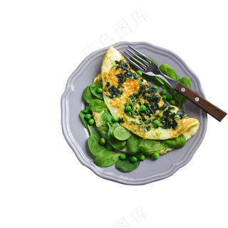 免抠蔬菜鸡蛋沙拉