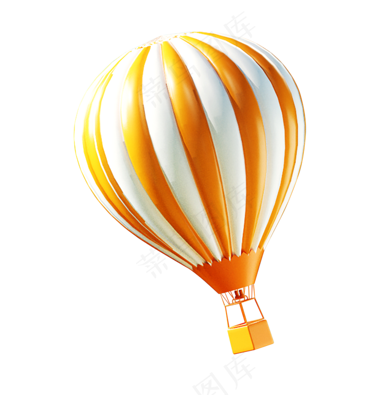 热气球透明图