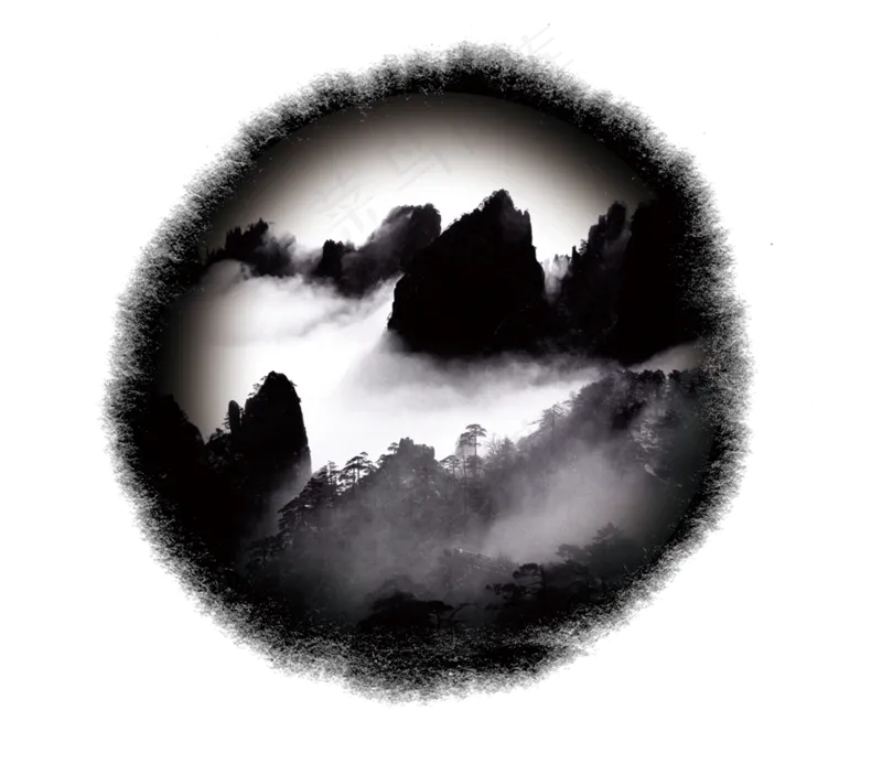 新中式水墨山水画44
