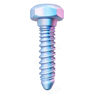 免扣梦幻卡通螺丝钉