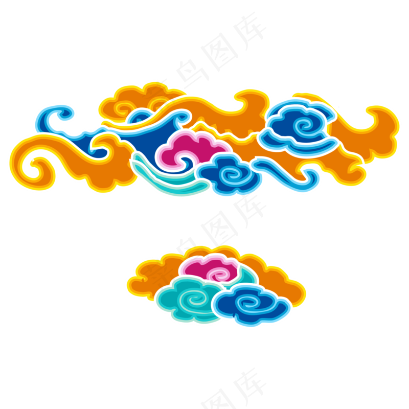 中国风祥云50免扣素材