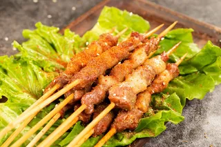 烤肉美食烤串食材素材