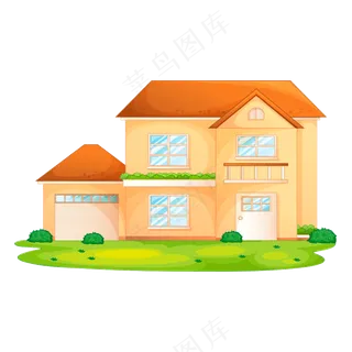 免抠卡通房子