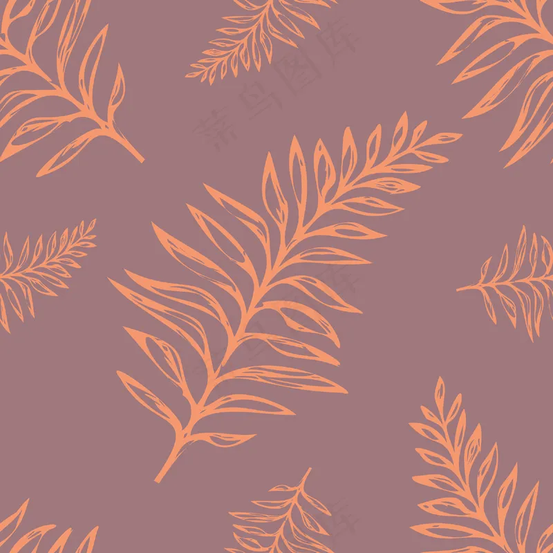 植物森系底纹