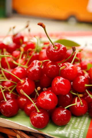 樱桃车厘子水果摄影图