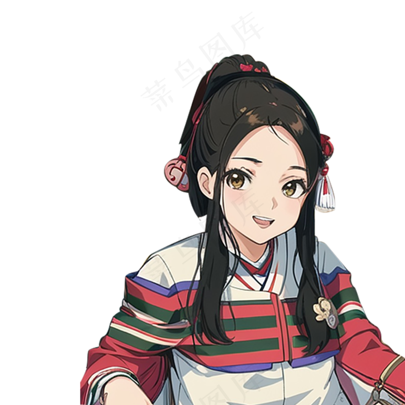 原创卡通女孩可爱清新