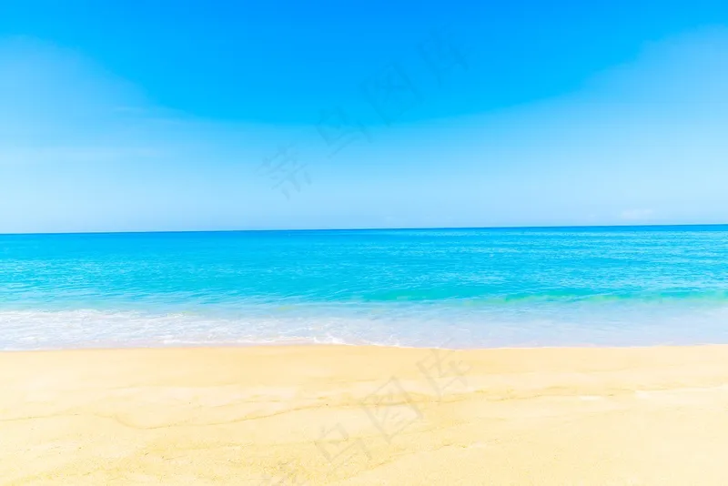 大海沙滩图片