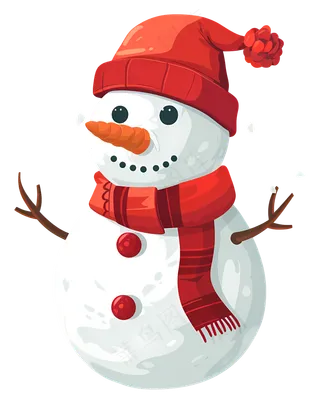 围巾圣诞小雪人