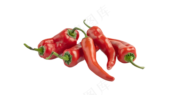 摆放的一堆辣椒PNG素材