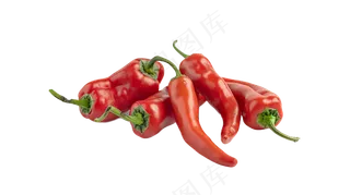 摆放的一堆辣椒PNG素材
