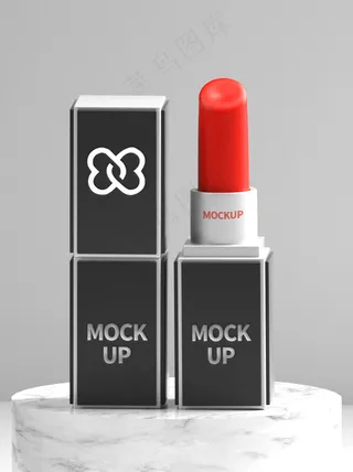 贴图口红 样机 