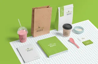 高级奶茶果饮品牌VI样机 (26)