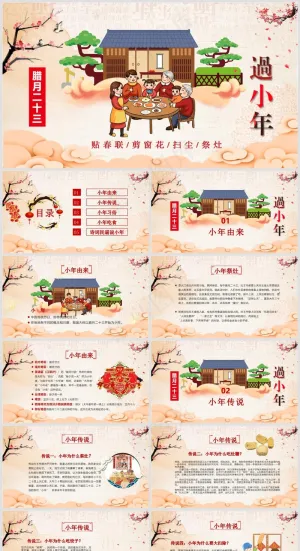 节日PPT丨春节PPT模板007预览图