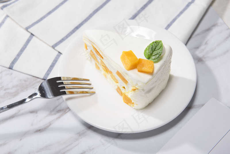 芒果蛋糕甜品小吃